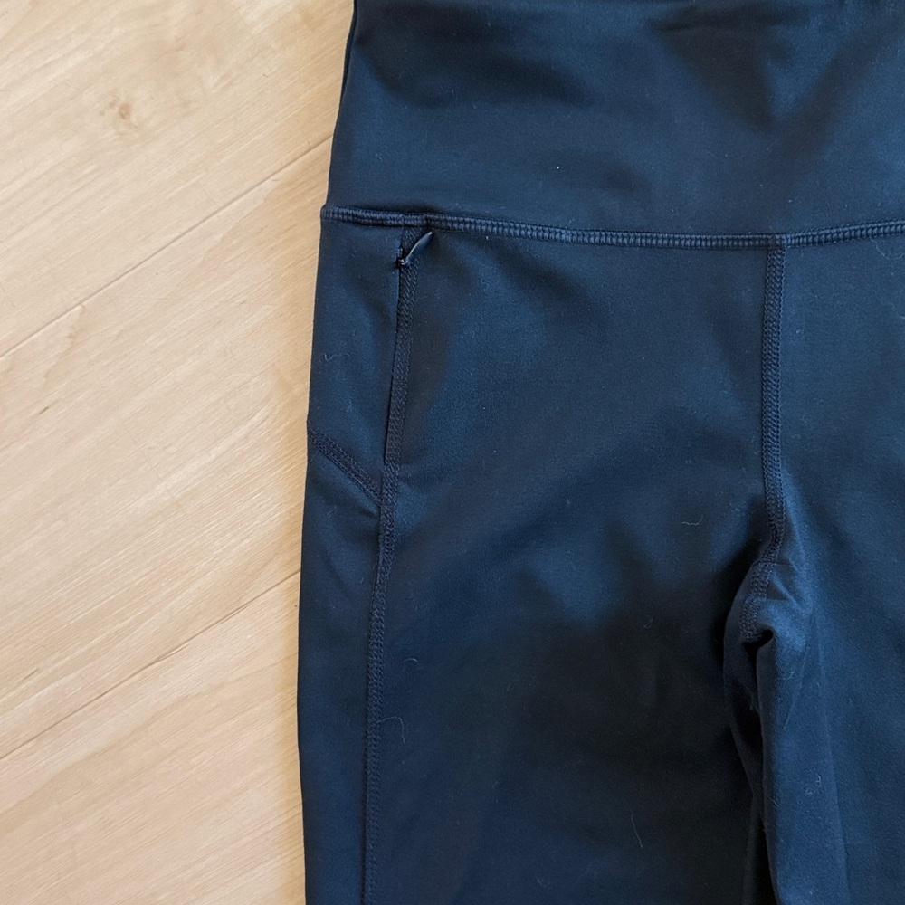 WOMENS FILA FLARED LEG PULL ON ATHLETIC FIT PANTS BLACK HIGH WAISTED SIZE SMALL - Picture 4 of 11